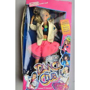 Vintage BARBIE Dance Club Doll & Cassette  **Box Damage